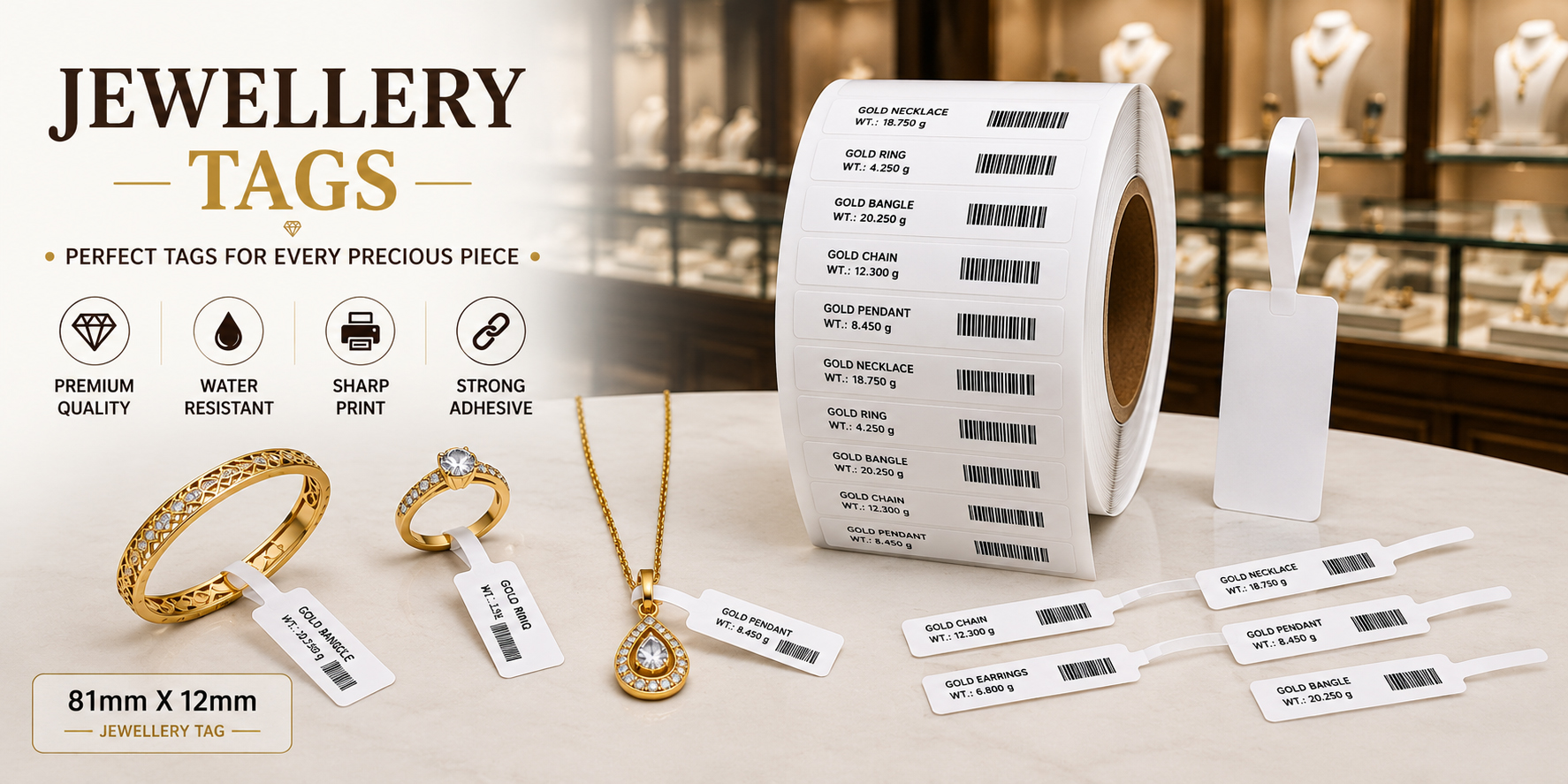 Jewellery Barcode Labels