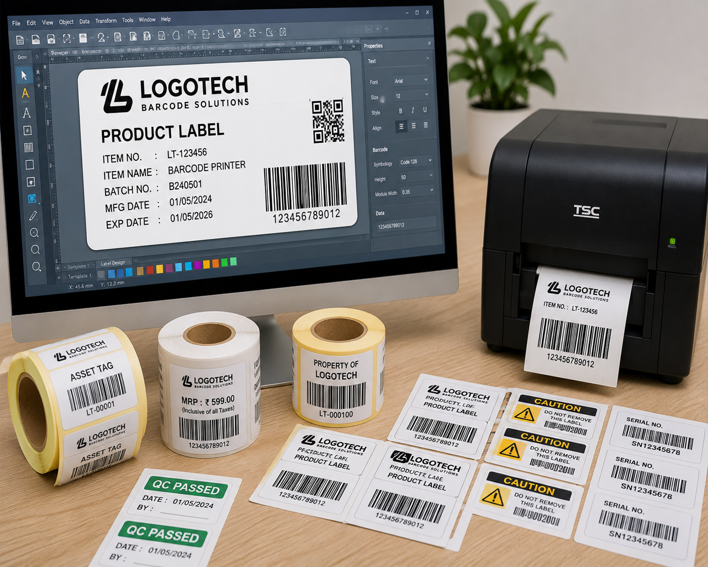 Barcode Label Design